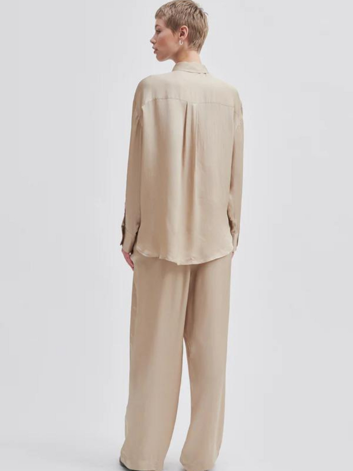 Sandfärgad Second Female Noma Shirt