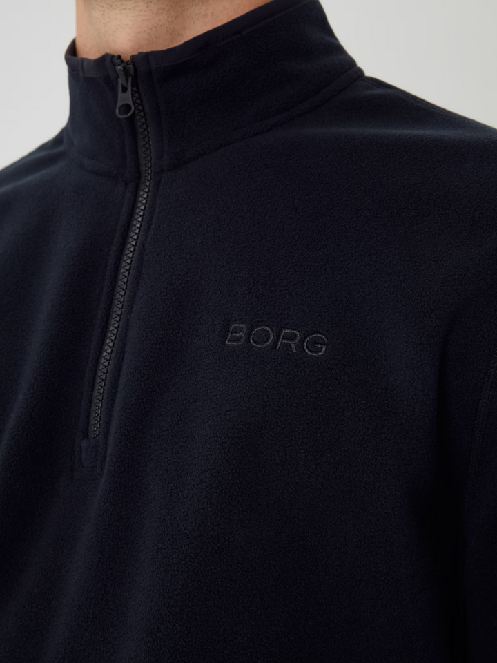 Svart Björn Borg Zip Fleece