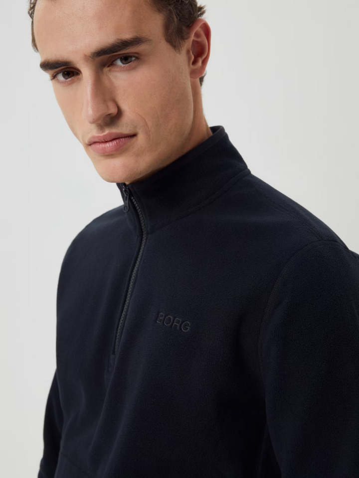 Svart Björn Borg Zip Fleece