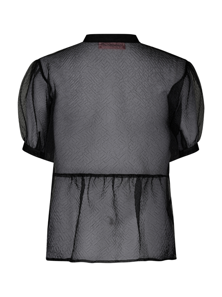 Black Cam Transparent Custommade Skjortblus