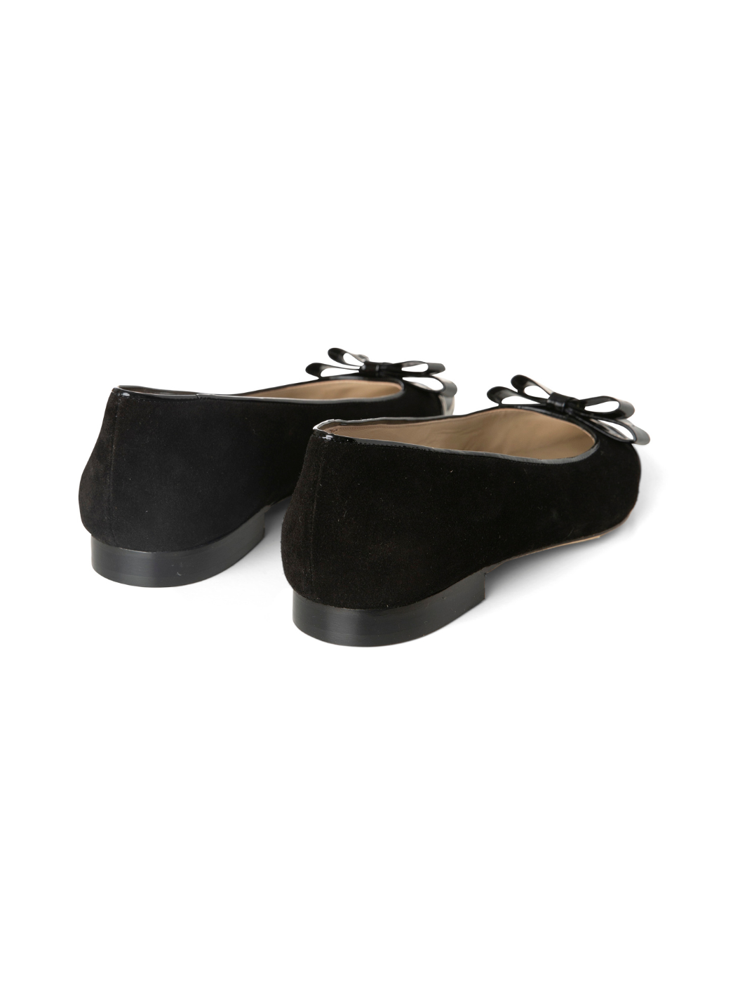 Svart Custommade Annabella Ballerina i mocka