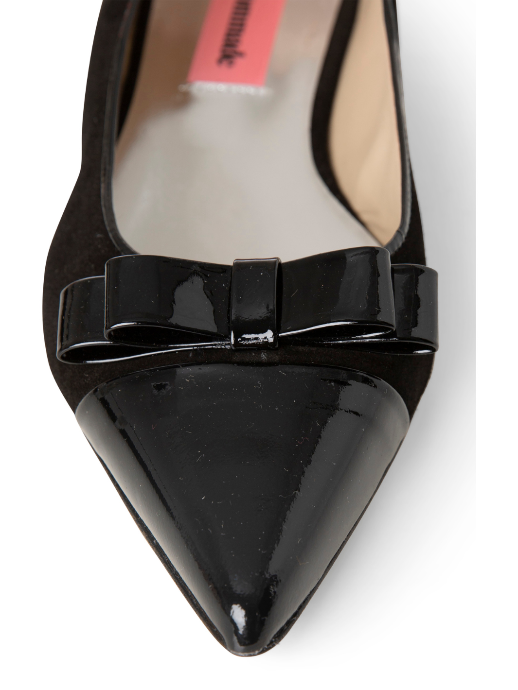 Svart Custommade Annabella Ballerina i mocka