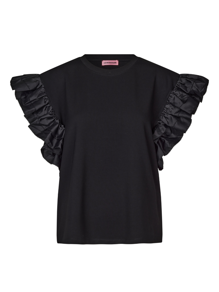 Svart Custommade Moniq T-shirt