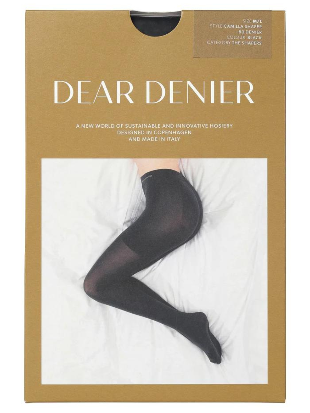 Svarta Dear Denier 80 Shaper Tights