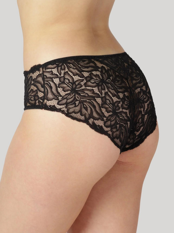 Svart Dear Denier Lace Hipster