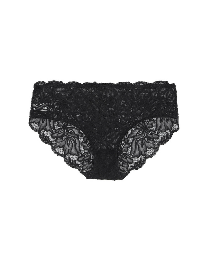 Svart Dear Denier Lace Hipster