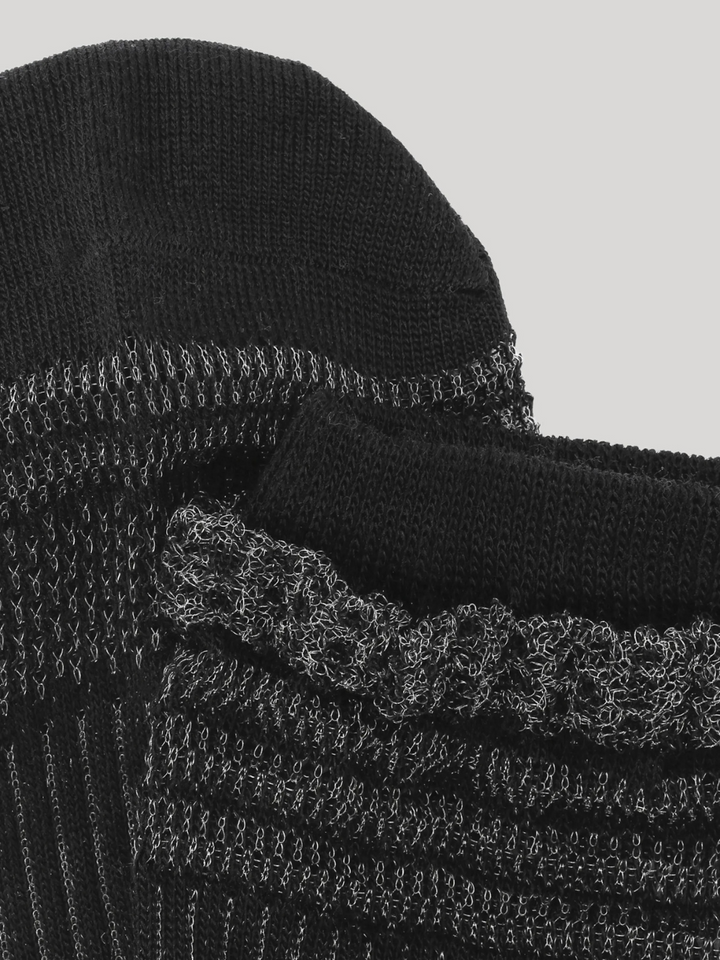 Svarta Dear Denier Lyxiga Ullstrumpor Med Glitter