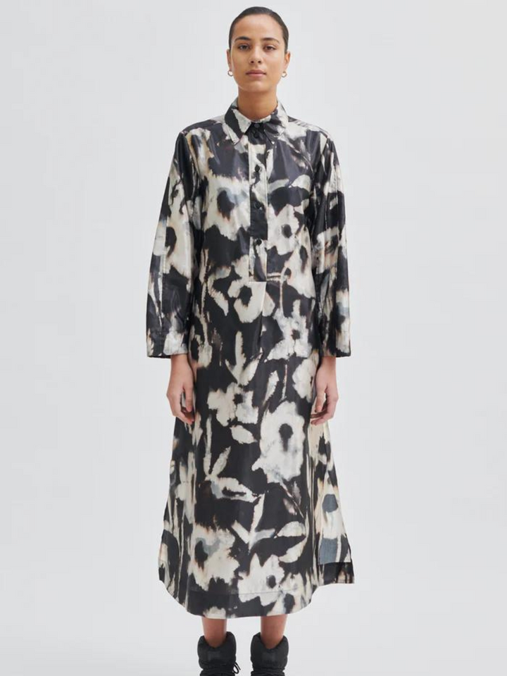 Svart Glitter Second Female Softly Dress