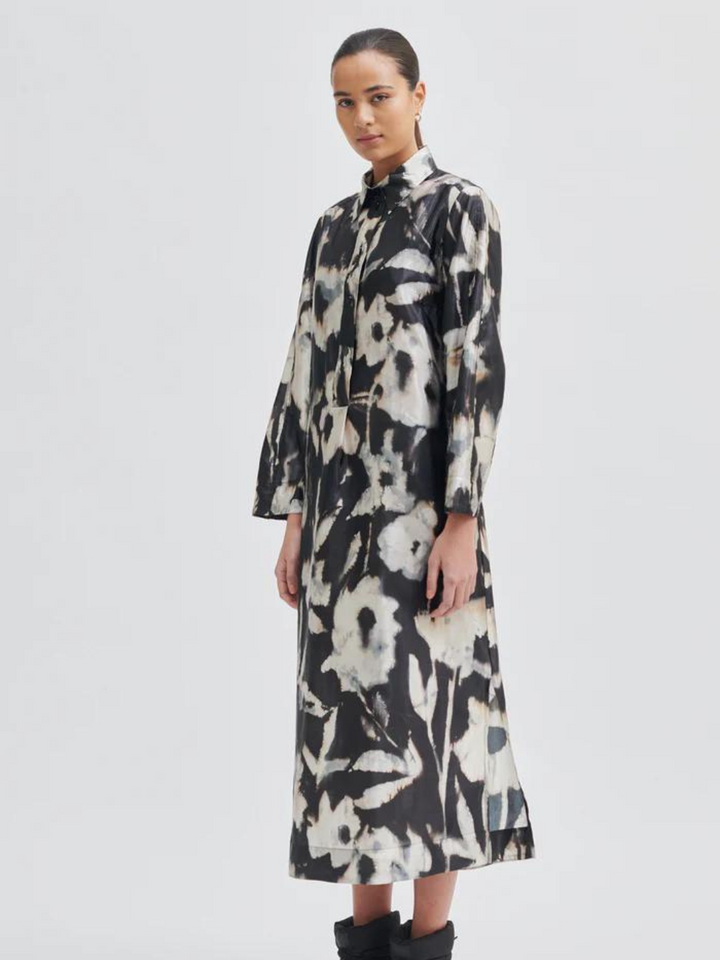 Svart Glitter Second Female Softly Dress