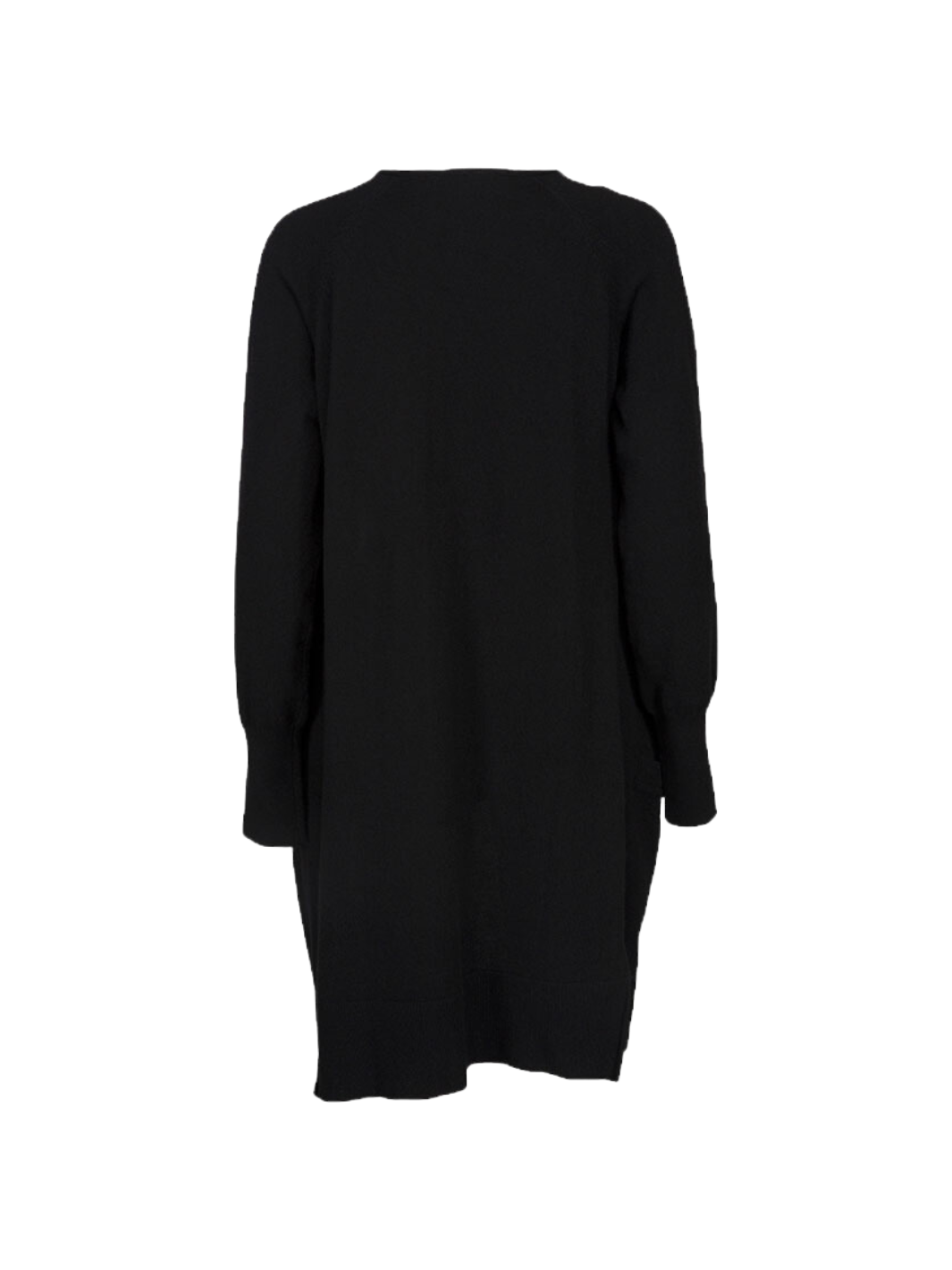 Svart lång Fanny Moonbeam Cashmere Cardigan