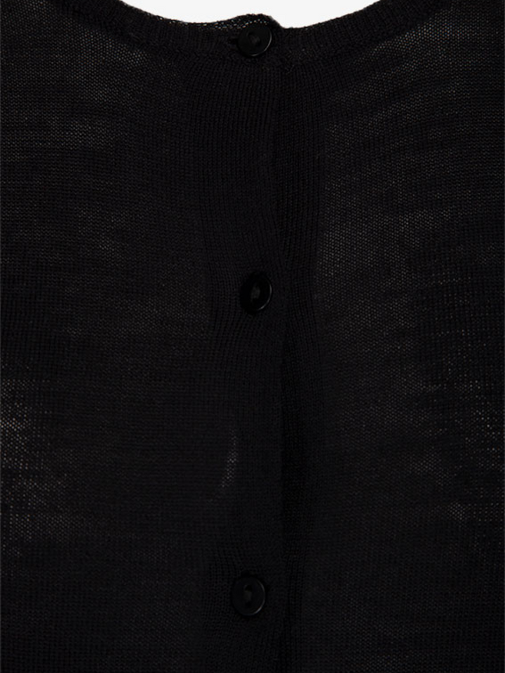 Svart Moonbeam Asta Cardigan