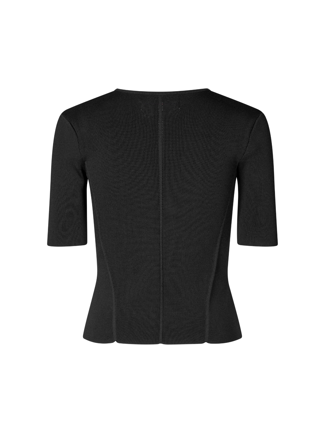 Svart Tina Custommade Slim Fit T-shirt