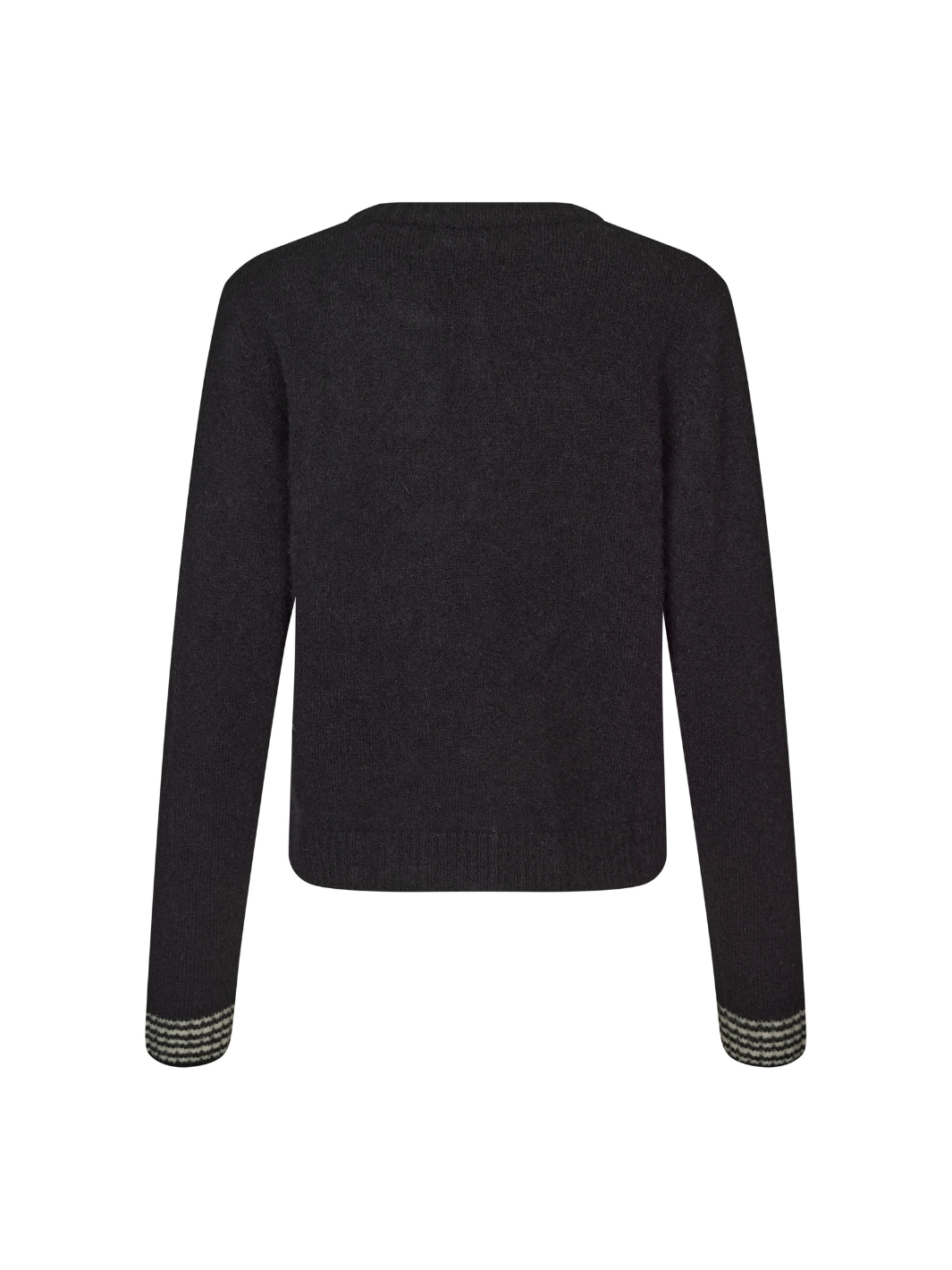 Svart Valencia Custommade Stickatd Cardigan