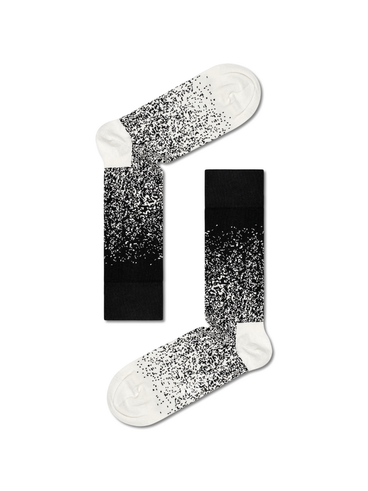 Svart &amp; vit 4-pack Happy Socks presentförpackning för honom
