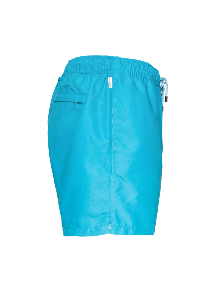 Turkos Solid Panos Emporio Classic badshorts för män