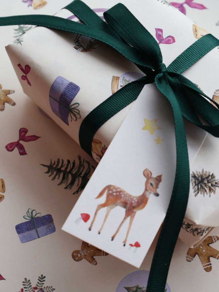 All By Voss - Gavemærker, 10 stk, Cute Bambi All By Voss