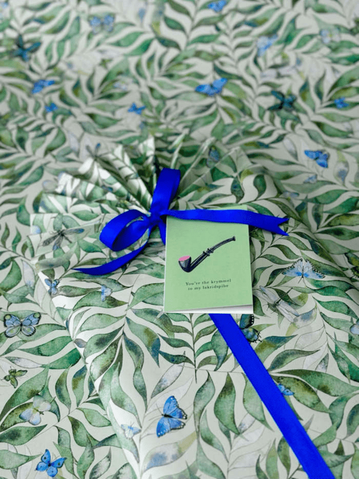 All By Voss Gavepapir, 5 m, Jungle All By Voss