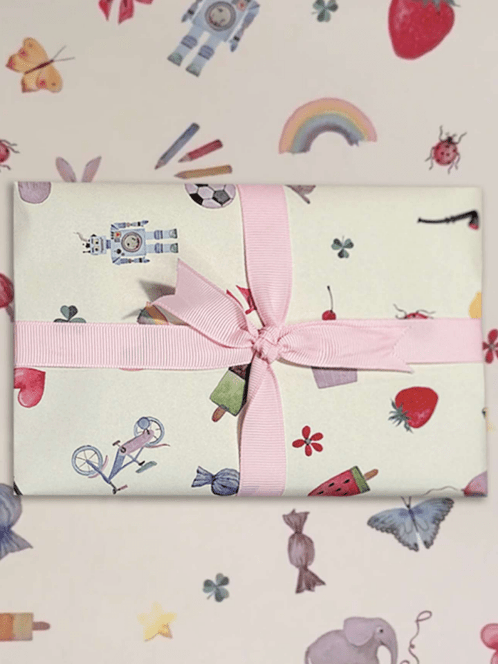 All By Voss Gavepapir, 5 m, Play All By Voss