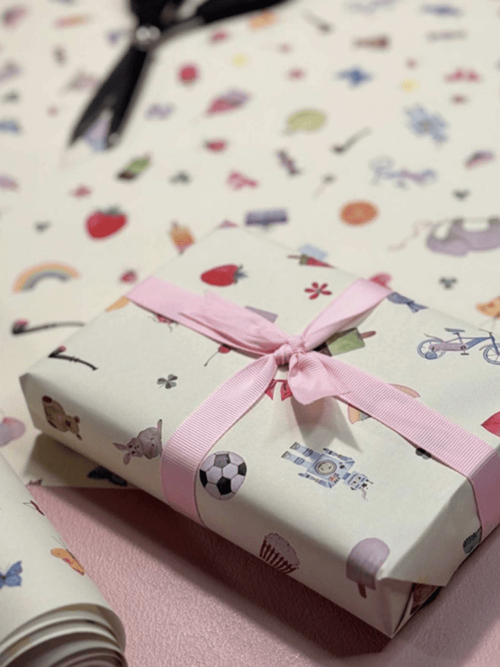 All By Voss Gavepapir, 5 m, Play All By Voss