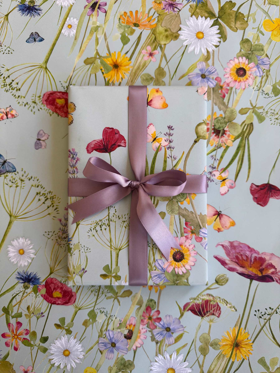 All By Voss Gavepapir, 5 m, Wild Flowers All By Voss