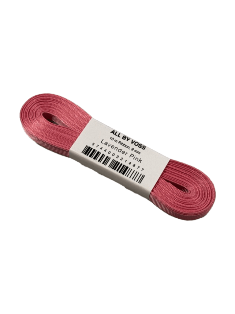 All By Voss - Pink Ribbet Gavebånd All By Voss