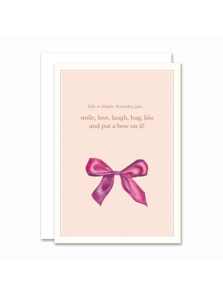 All By Voss - Sløjfe Kort A6 All By Voss