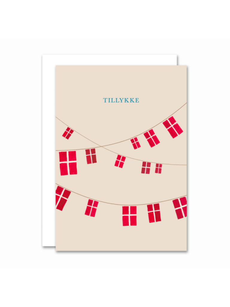 All By Voss - Tillykke Kort A6 All By Voss