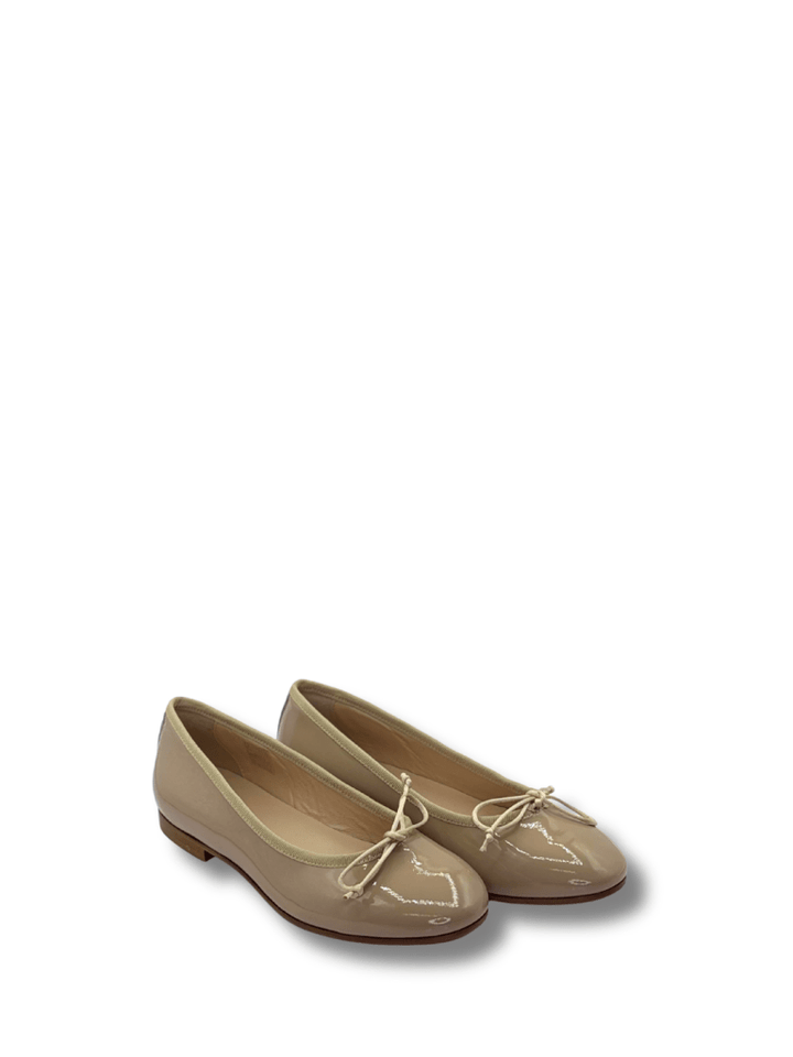 Apair Beige Lakeret Ballerina 36 Apair