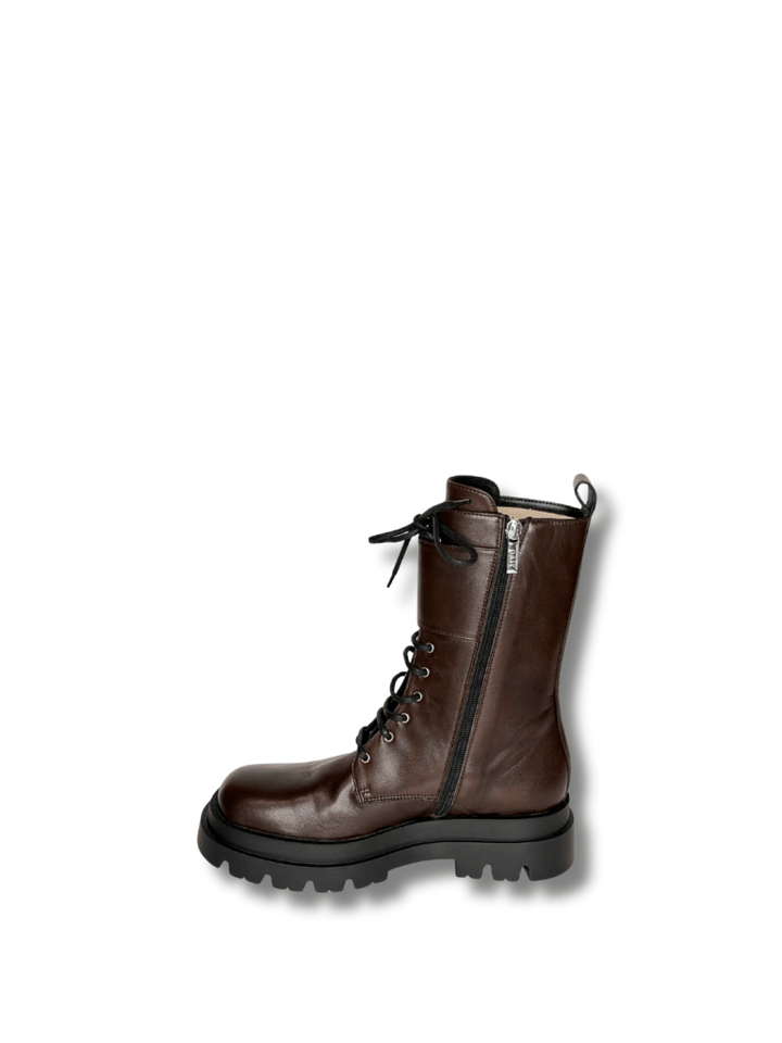 Apair Brun Militær Støvle 35 Apair
