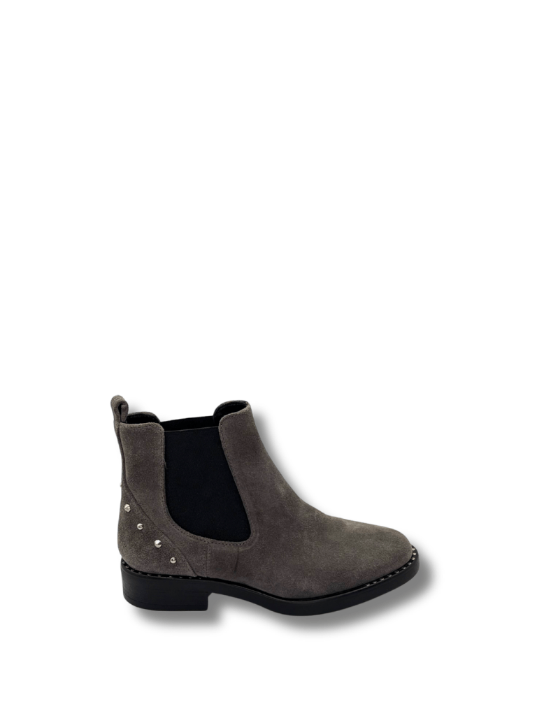 Apair Mørkegrå Ruskinds Støvle Med Nitter 35 Apair