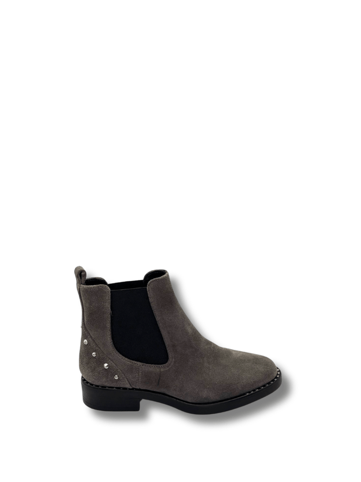 Apair Mørkegrå Ruskinds Støvle Med Nitter 35 Apair