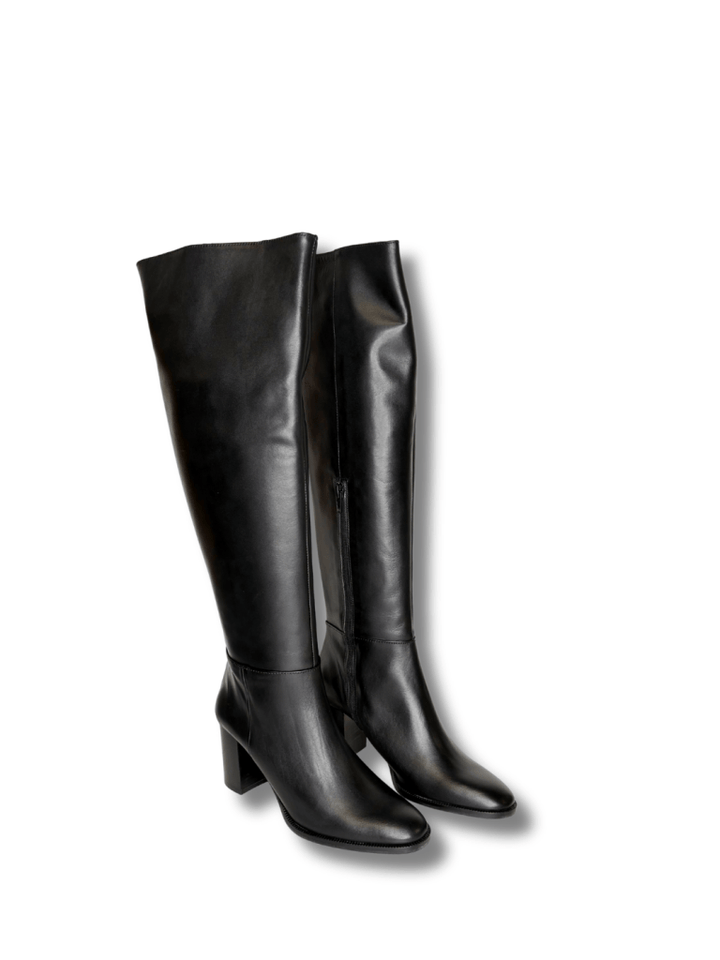 Apair Sort Højhælet Støvle 39 Apair