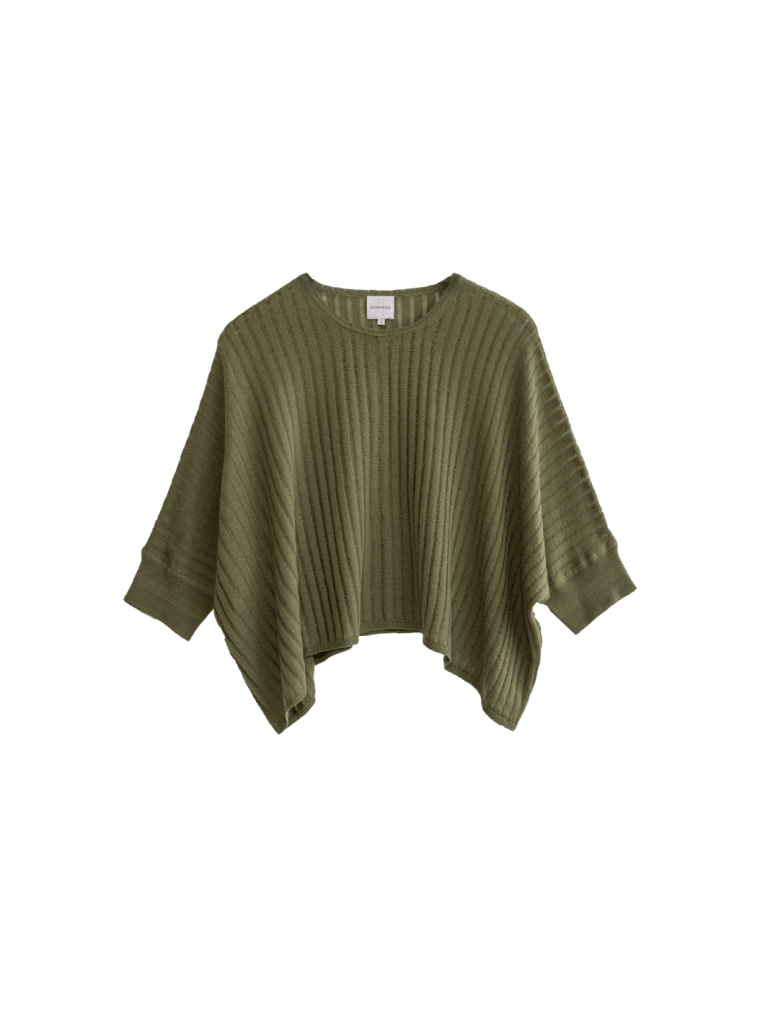 Armygrøn Agnes Månestråle Strik T-Shirt 0/XS Månestråle