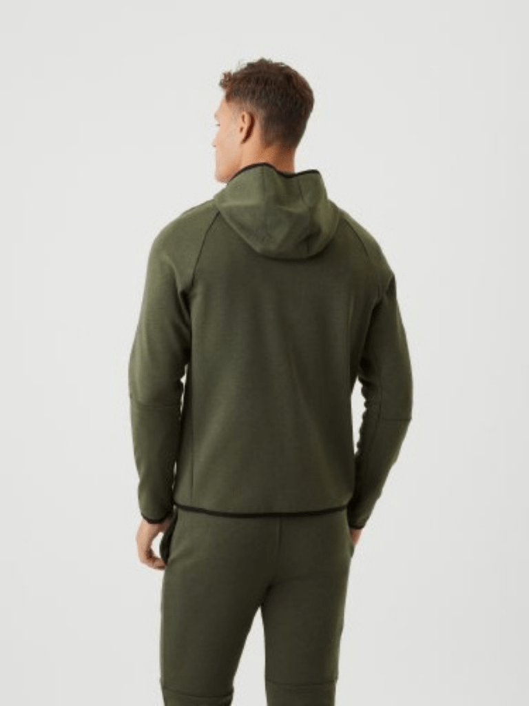 Armygrøn Björn Borg Performance Hoodie M Björn Borg