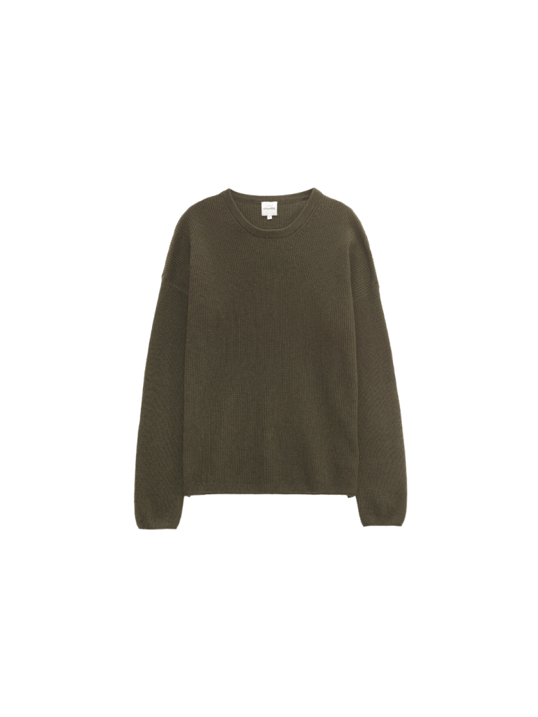 Armygrøn Luna Månestråle Cashmere Strik 0/XS Månestråle