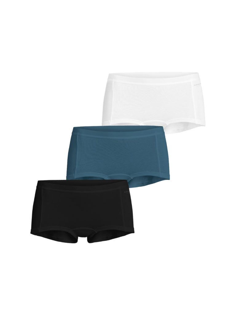 Björn Borg 3 - pack Core Mini Shorts i Blå - Sort - Hvid L Björn Borg