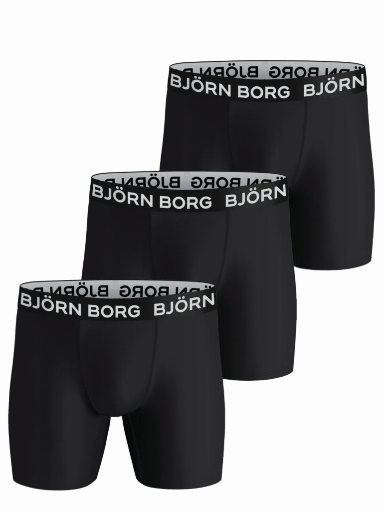 Björn Borg 3 - Pack Sort Basic Performance Boxershorts M Björn Borg