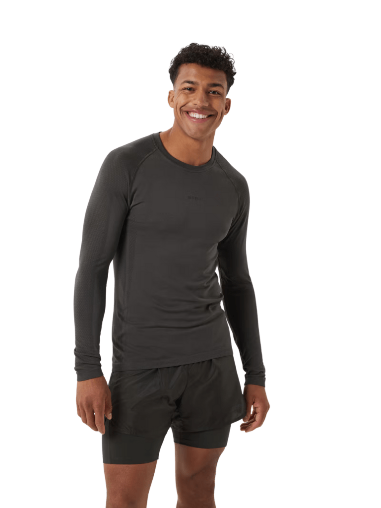 Björn Borg Mørkegrøn Running Seamless Langærmet T-Shirt M Björn Borg