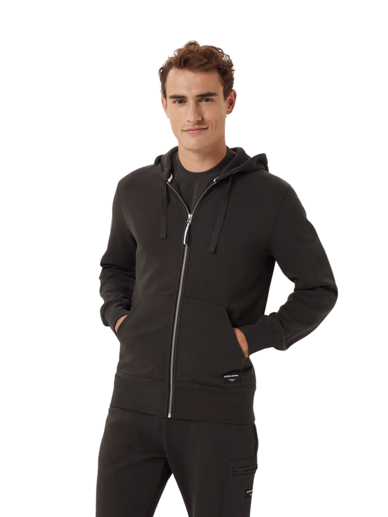 Björn Borg Mørkegrøn Zip Hoodie M Björn Borg