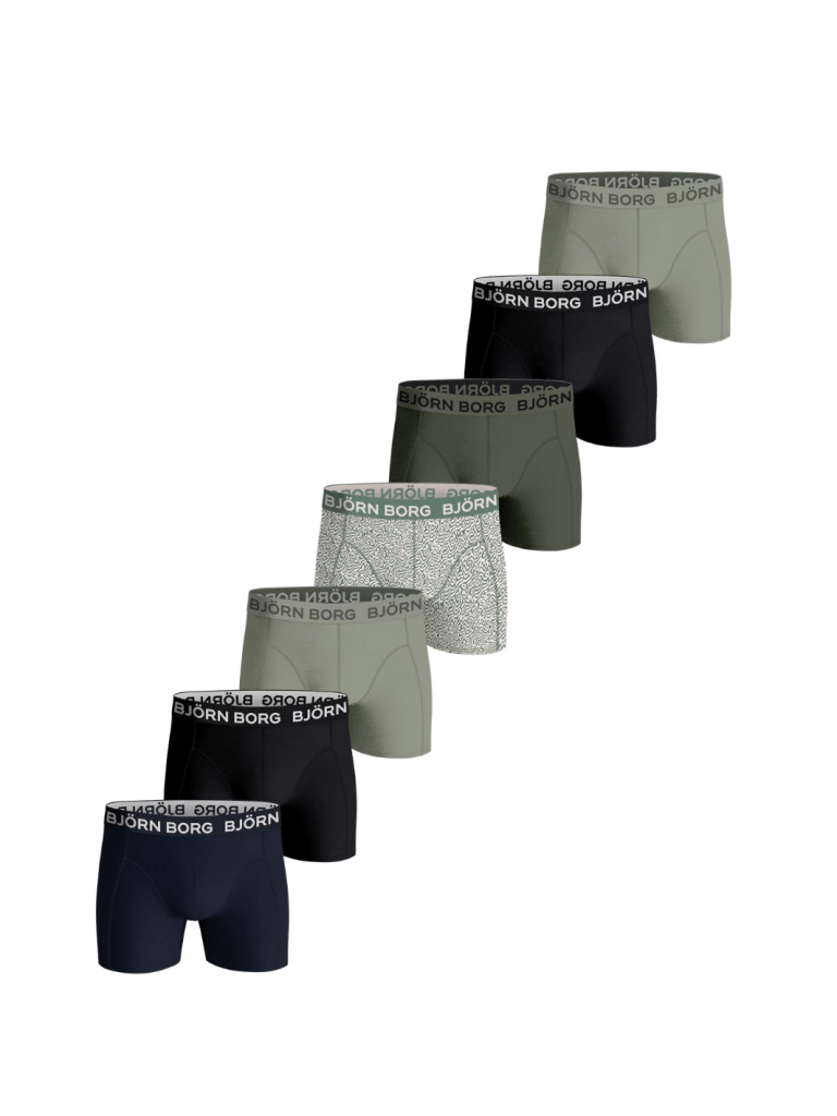 Björn Borg Multifarvet 7 - pack Drenge Core Boxer Shorts 134 - 140 Björn Borg