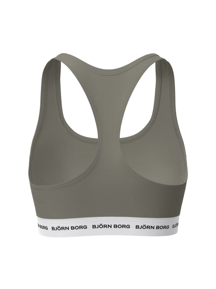 Björn Borg Olivengrøn Blød Sports BH XS Björn Borg