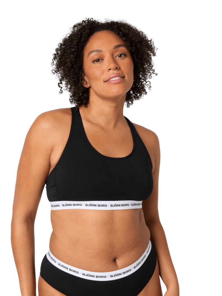 Björn Borg Sort Blød Sports BH XS Björn Borg