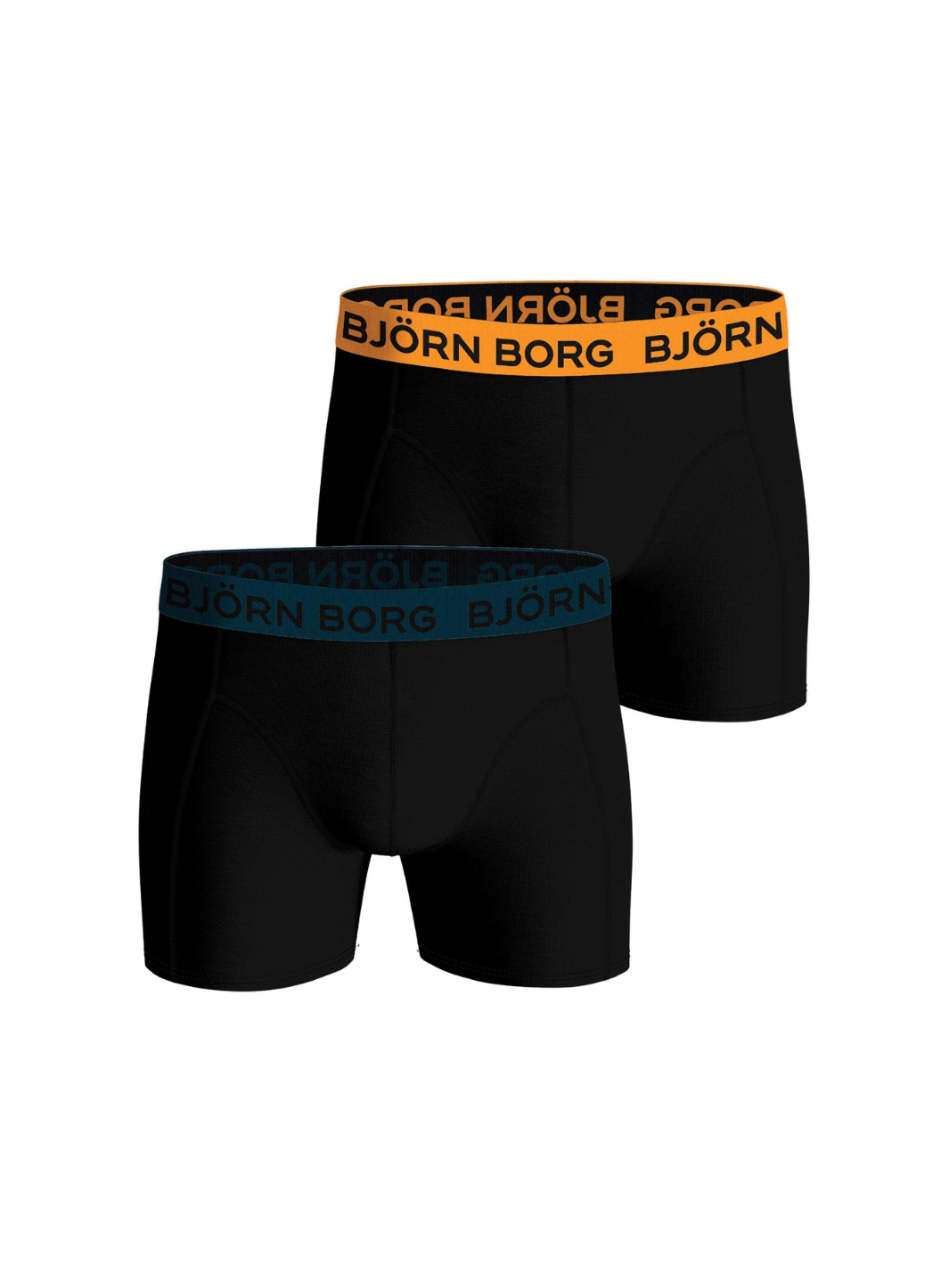 Björn Borg 2-Pack 10002881-MP002 sorte boxershorts til mænd - Komfortabelt og slidstærkt undertøj