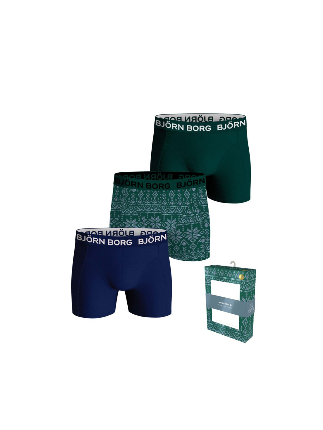 Björn Borg 3-Pack 10002700-MP001 farverige boxershorts til drenge - Komfortabelt og slidstærkt undertøj