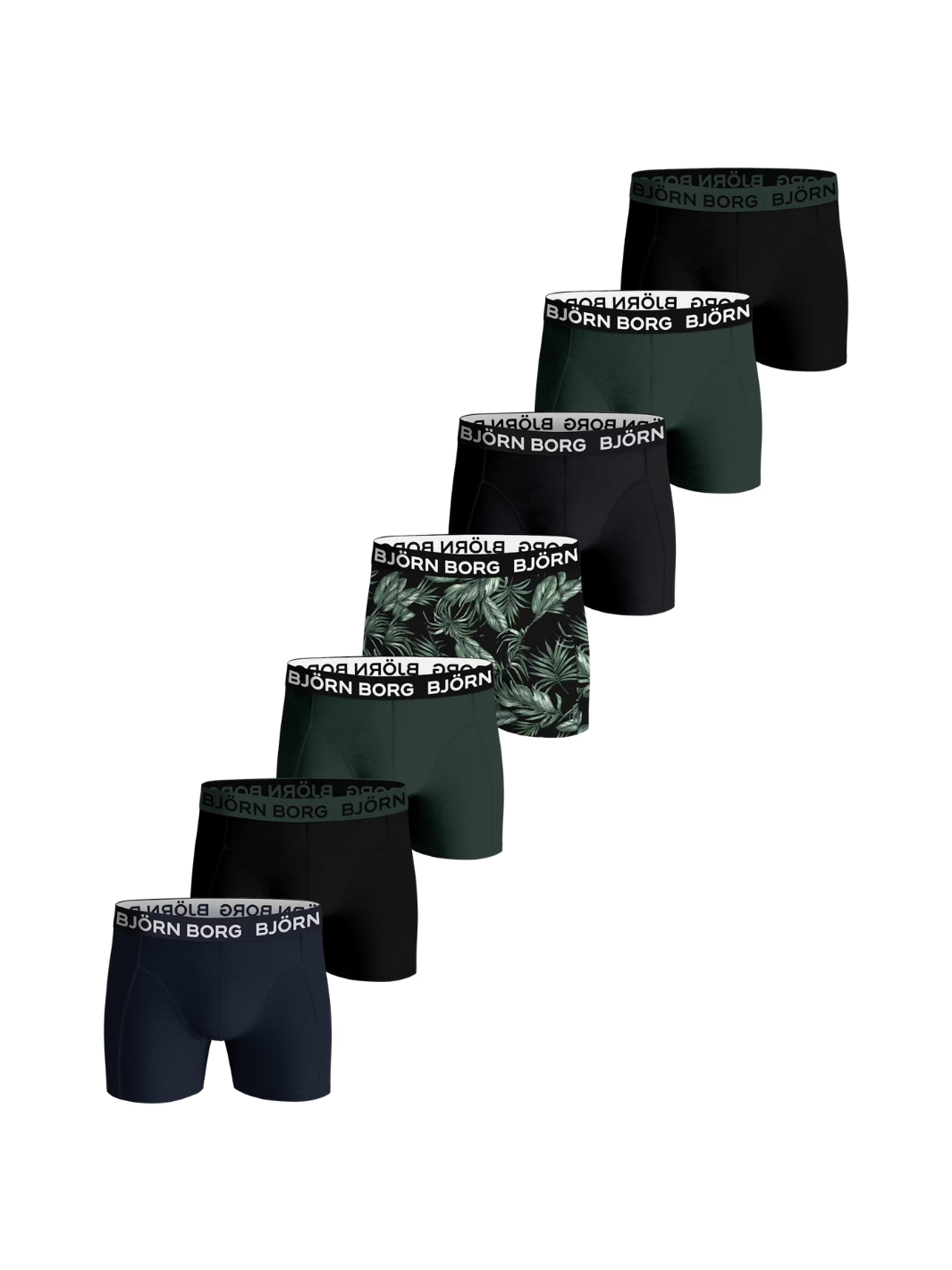 Björn Borg 7-Pack 10003037-MP002 farverige boxershorts til Drenge - Komfortabelt og slidstærkt undertøj