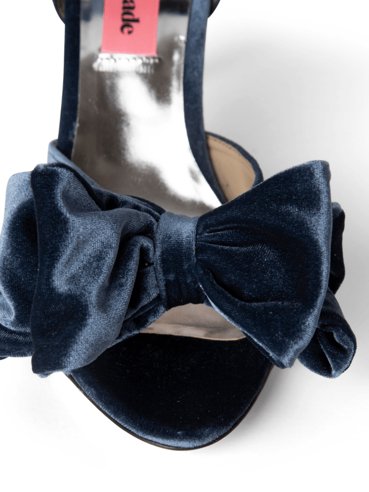 Blå Costummade Marita Velour Stilet 36 Custommade