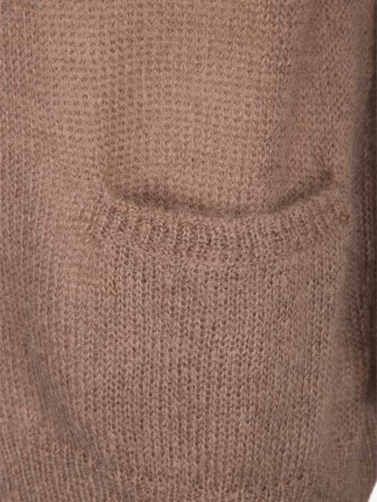 Camel Clawson Månestråle Cardigan i Mohair 0/XS Månestråle