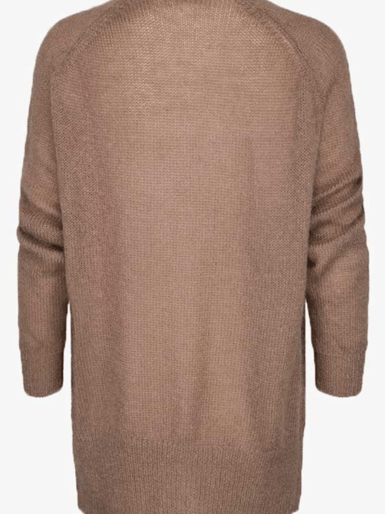 Camel Clawson Månestråle Cardigan i Mohair 0/XS Månestråle