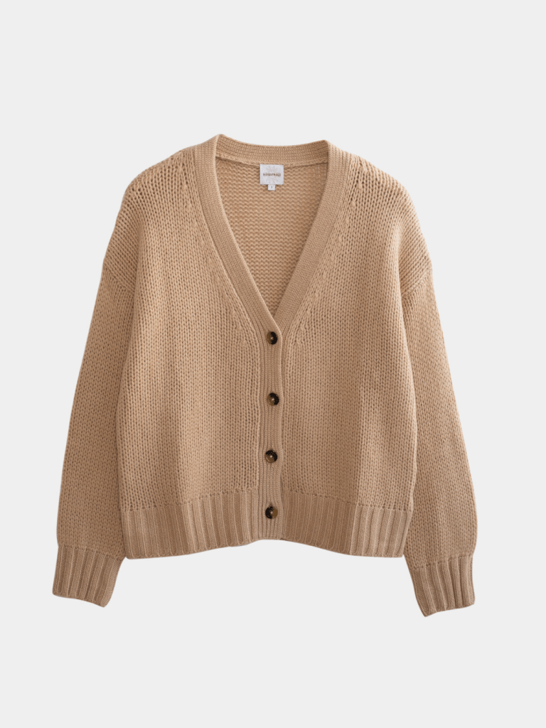 Camel Nora Månestråle Cashmere Cardigan 0/XS Månestråle