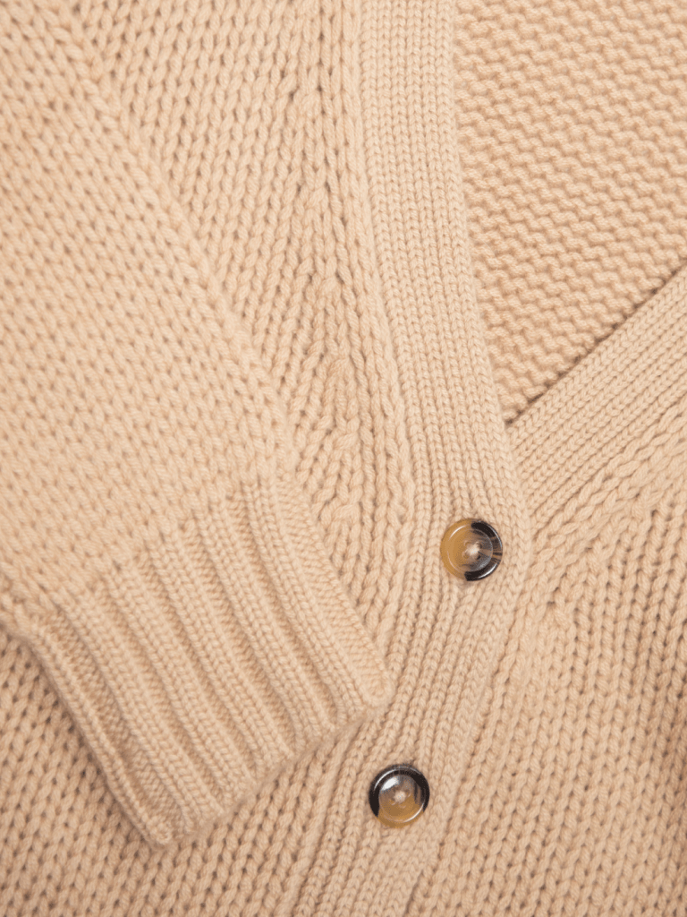 Camel Nora Månestråle Cashmere Cardigan 0/XS Månestråle